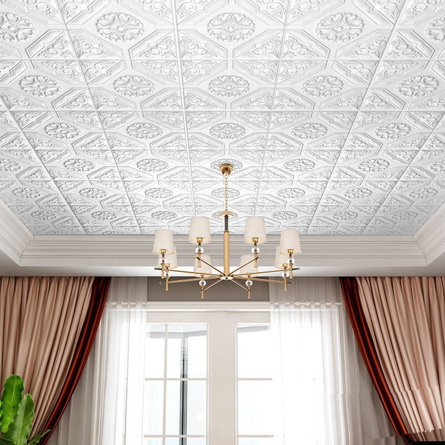 Ingorala 70cm x 77cm Waterproof Embossed Wallpaper - Image 4