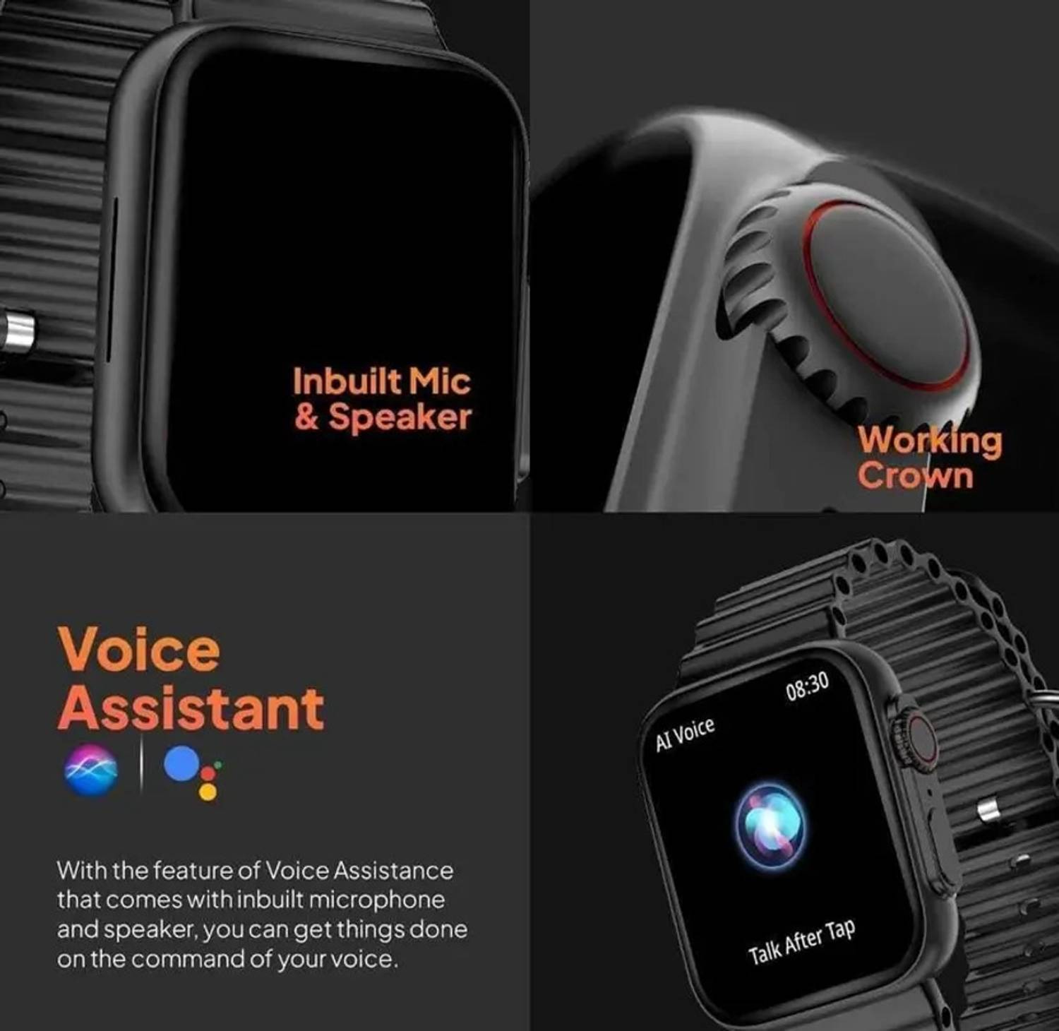 QUANTEX T800 Ultra Smart Watch - Image 1