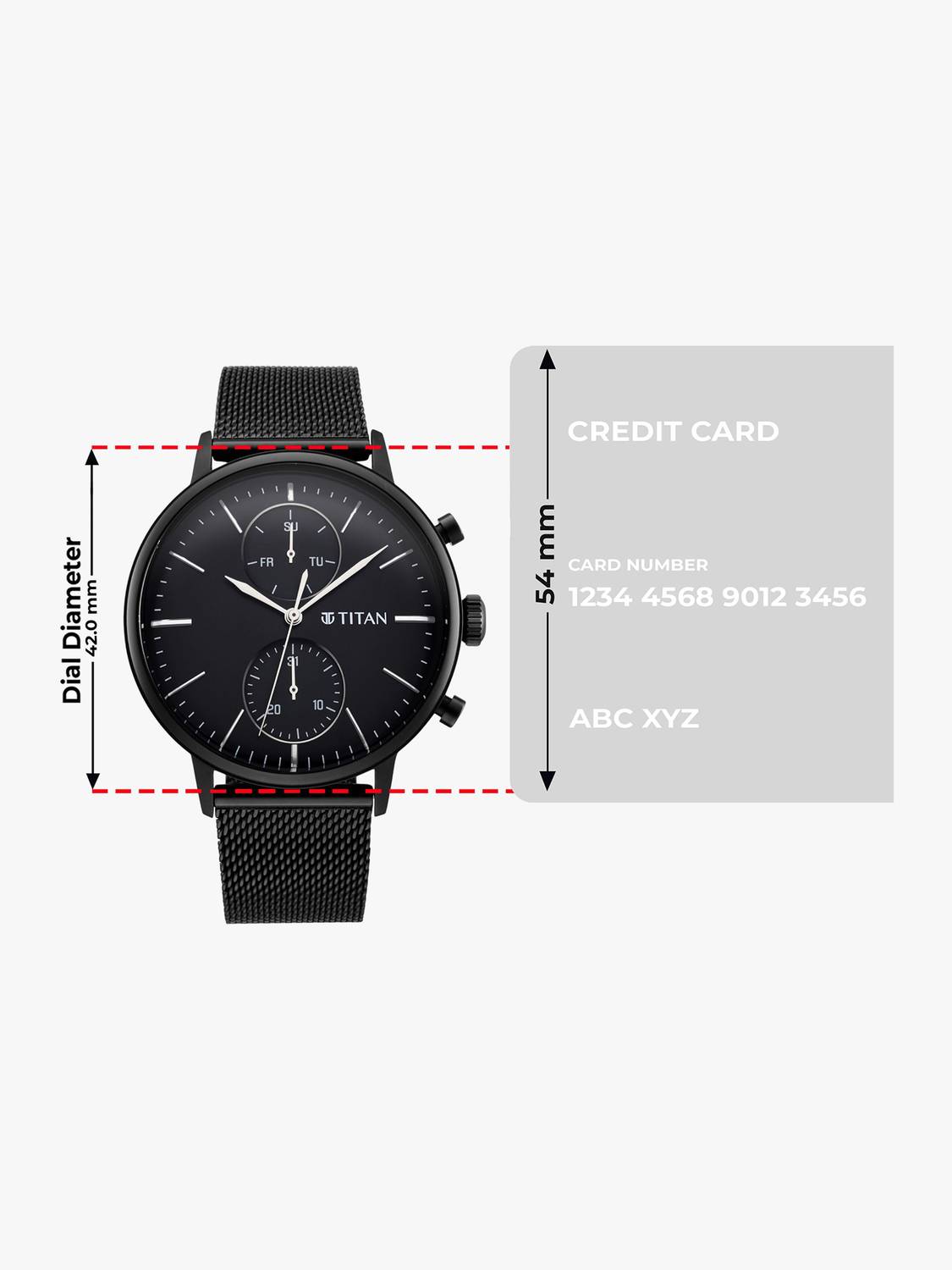 Titan NQ90135NM01 Black Dial Black Strap Analog Watch - Image 4