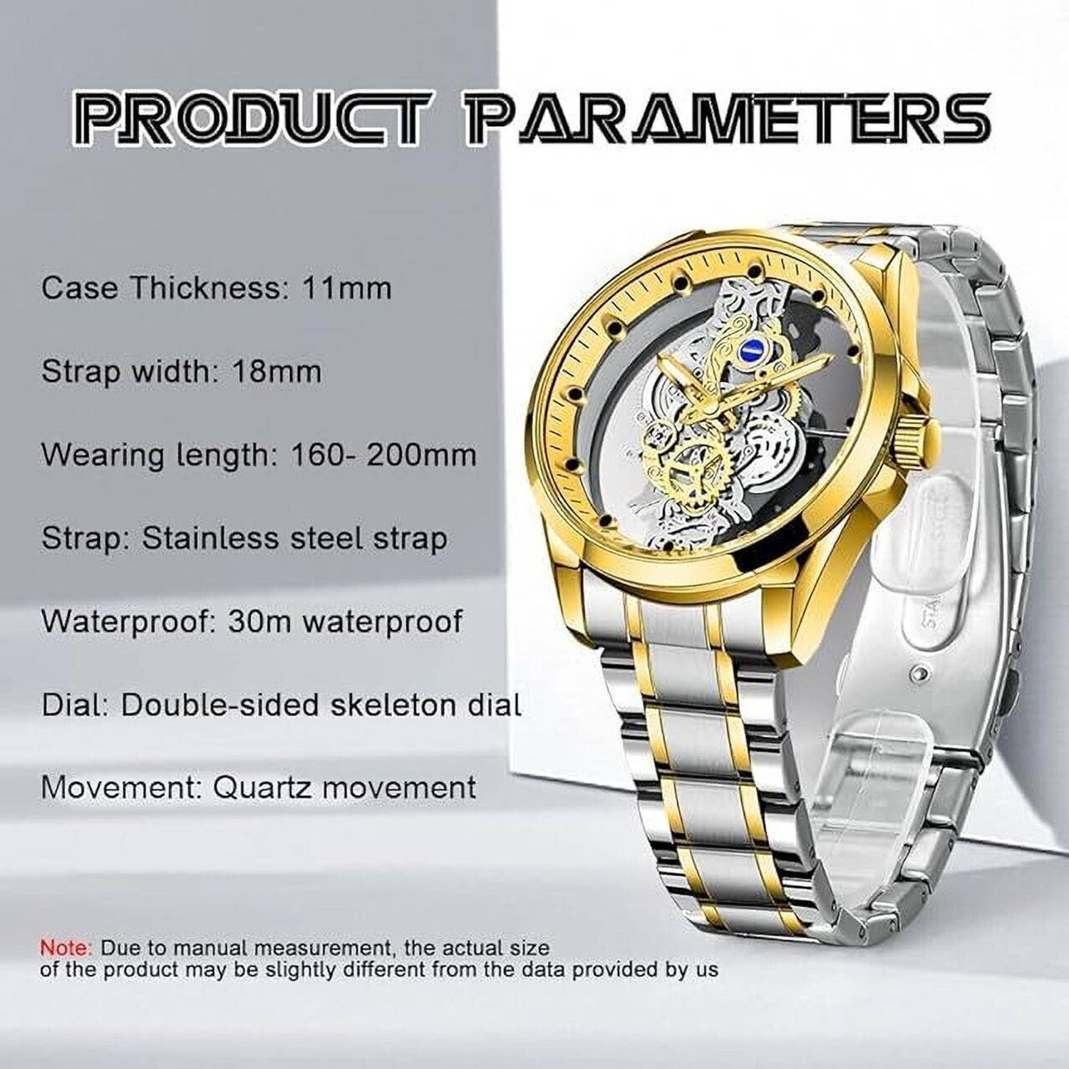 house of common Skeleton Watch ClaasyMen - Image 3