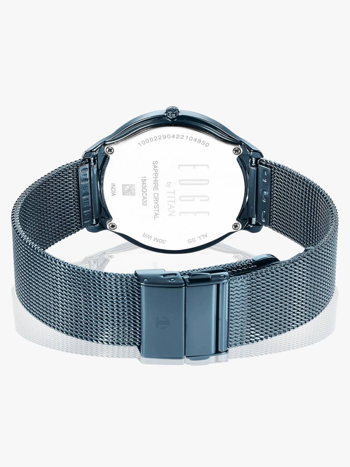 Titan 1843Qm01-Dk555 Edge Blue Dial Men's Watch - Image 3