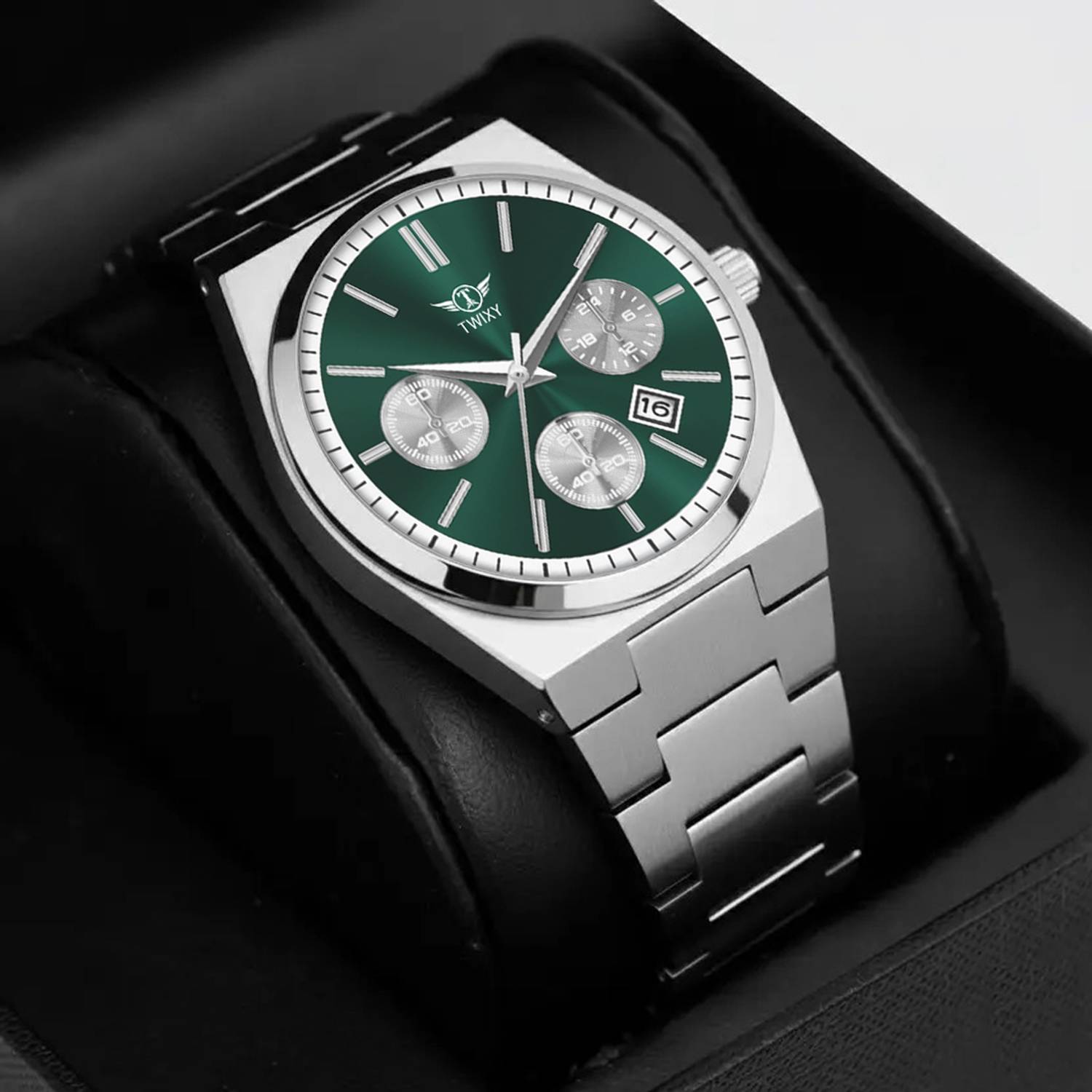 TWIXY TYW-15 Green PRX Chronograph Watch for Men