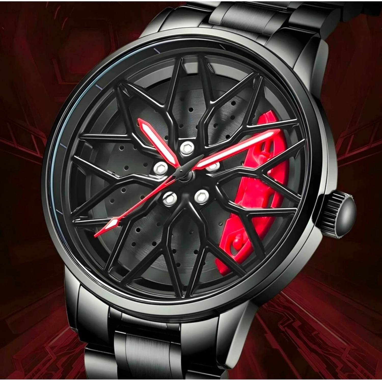 OCTAMEX spnr-1 Red 1 Analog Watch - Men - Image 3
