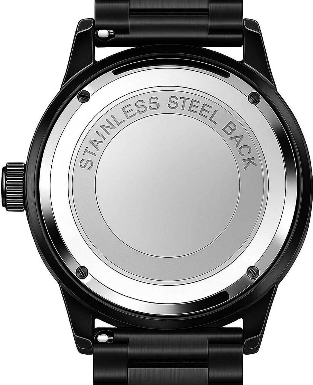 OneStopNow Luxury Black Stainless Steel Men's Watch RICK_01 - Image 4