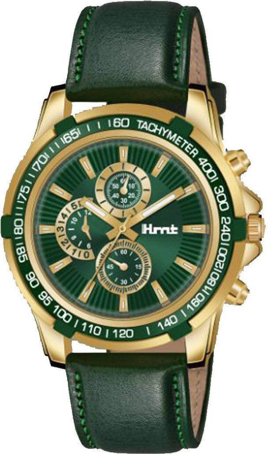 HMT Quartz HMTS Green Men's Watch - Image 2