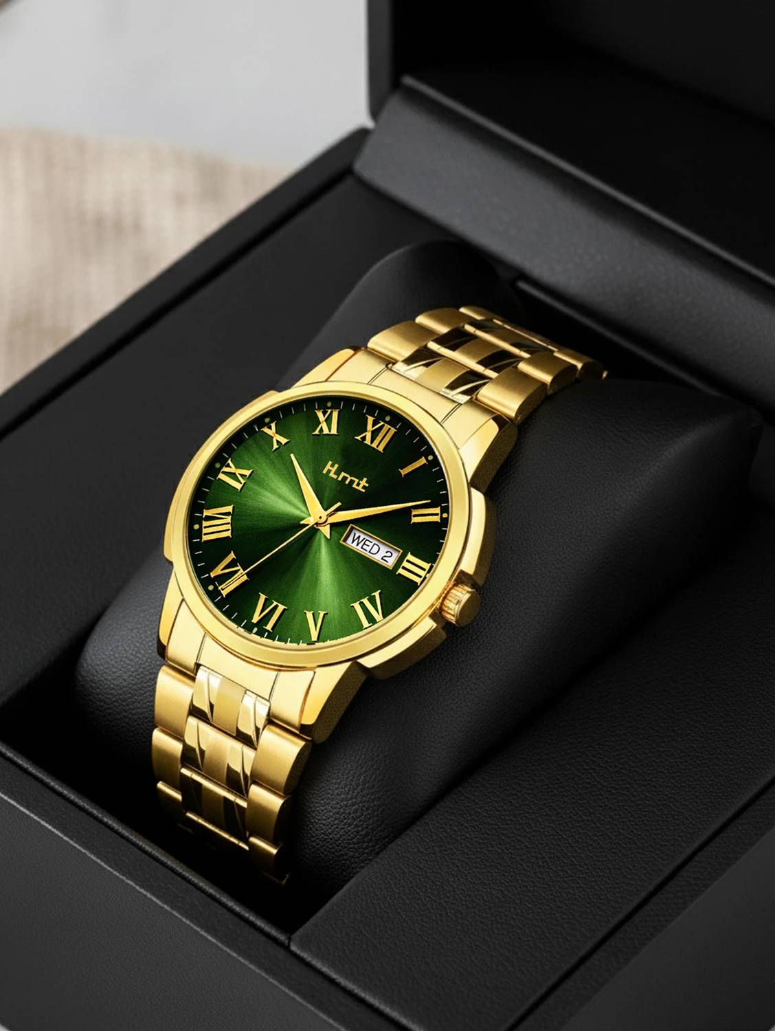HLMT HMTSWATCH Gold Men's Analog Watch - Image 2