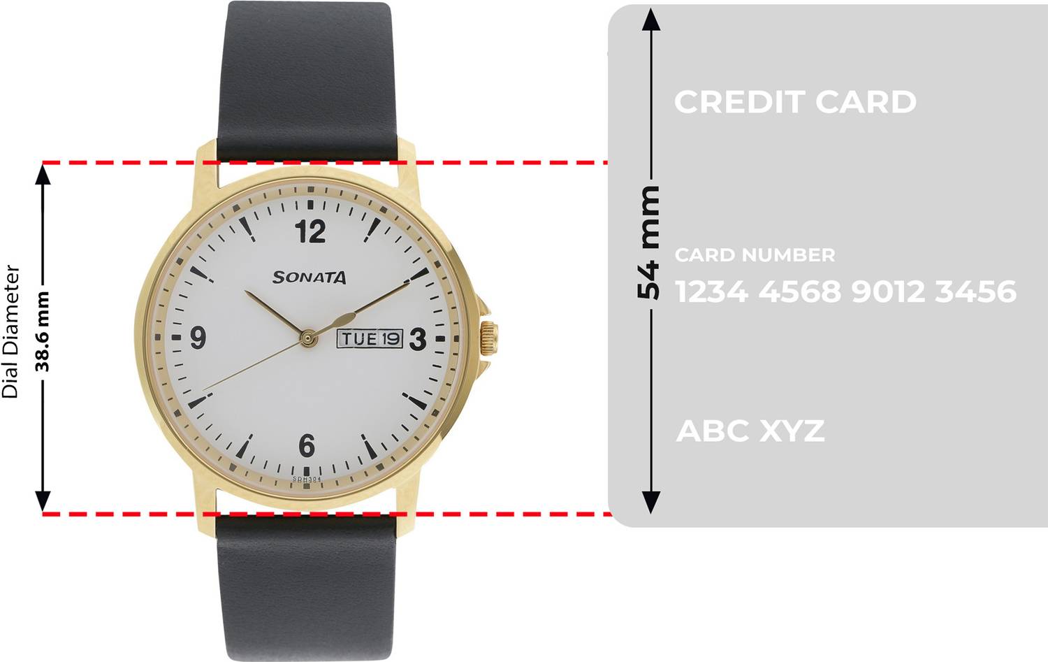 SONATA NP77083YL01W Stainless Steel Analog Watch, White Dial, Black - Image 4