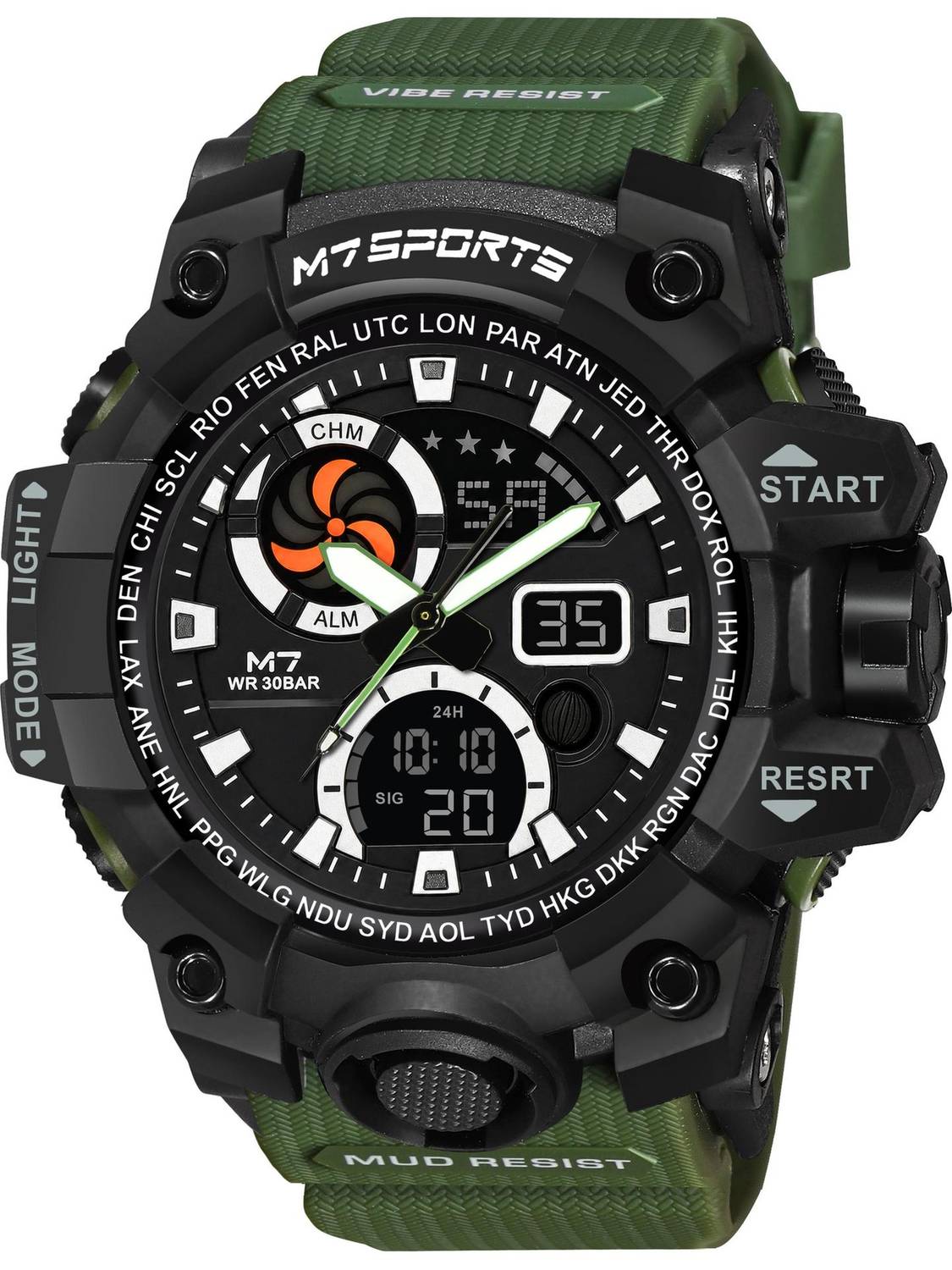 M7 By Metronaut M7-8026 Adventure Expedition Analog-Digital Watch - Image 1