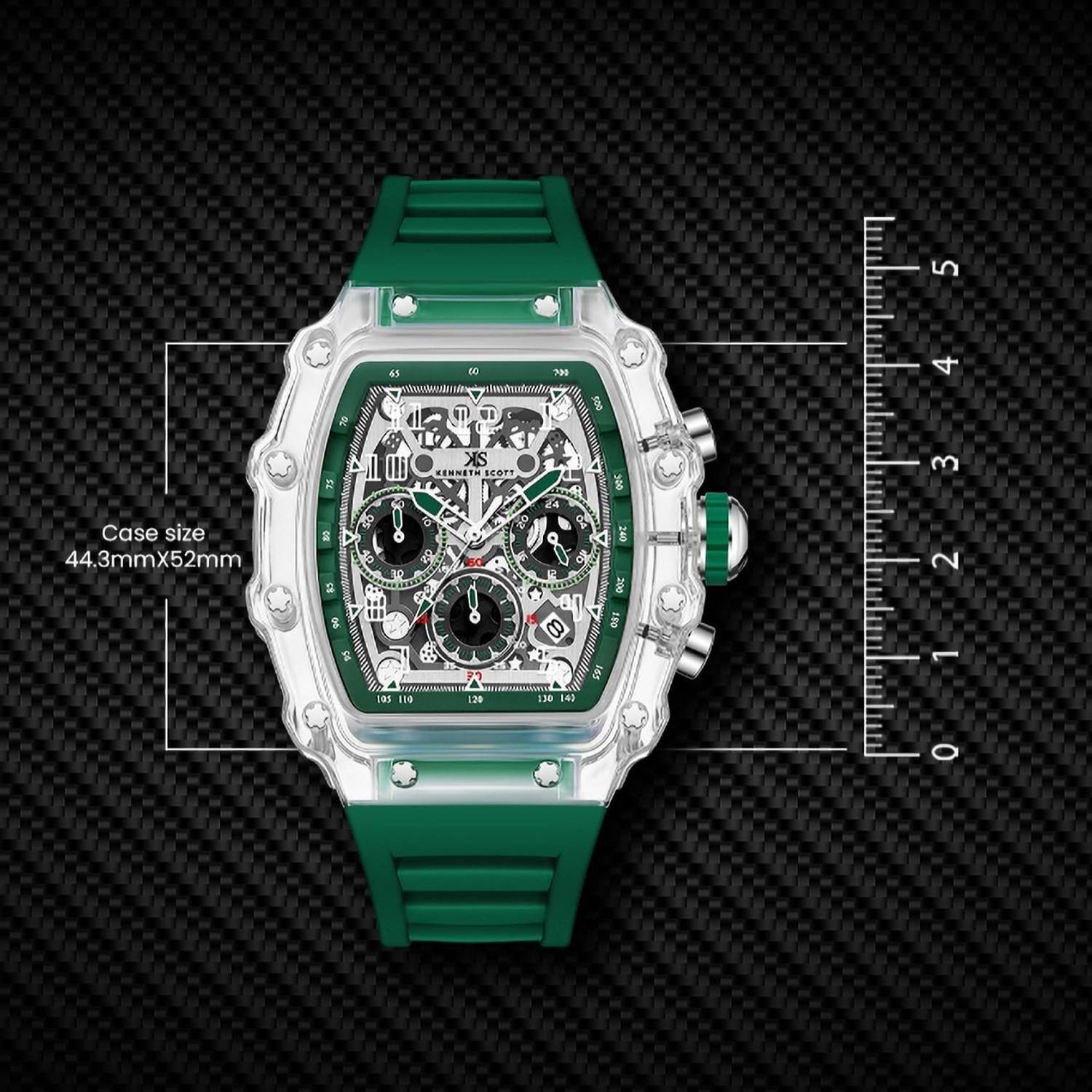 Kenneth Scott Multi Function Analog Watch - Men - Image 4