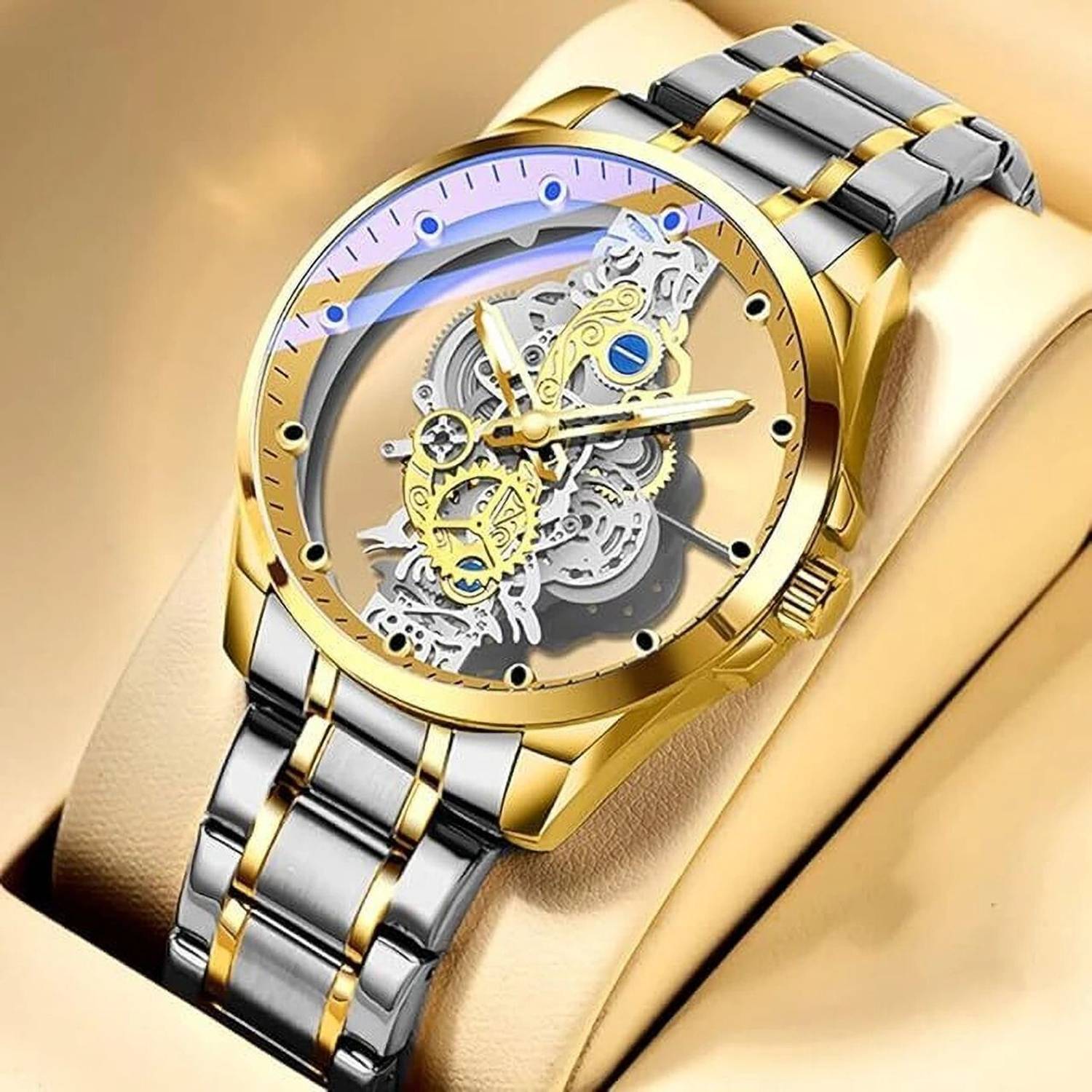 house of common Skeleton Watch ClaasyMen - Image 1