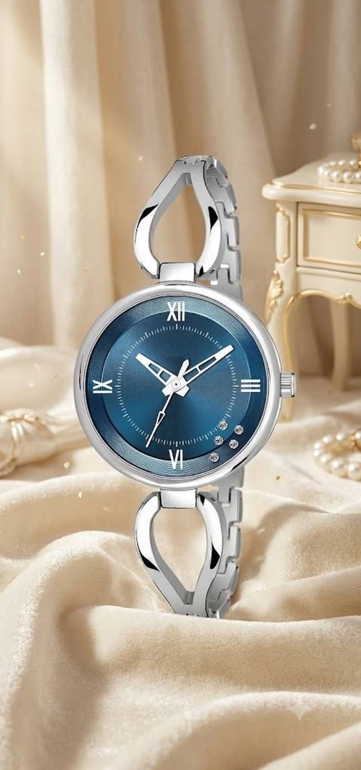 HMT DLF Classic Quartz Gold Dial Watch for Women - Image 1