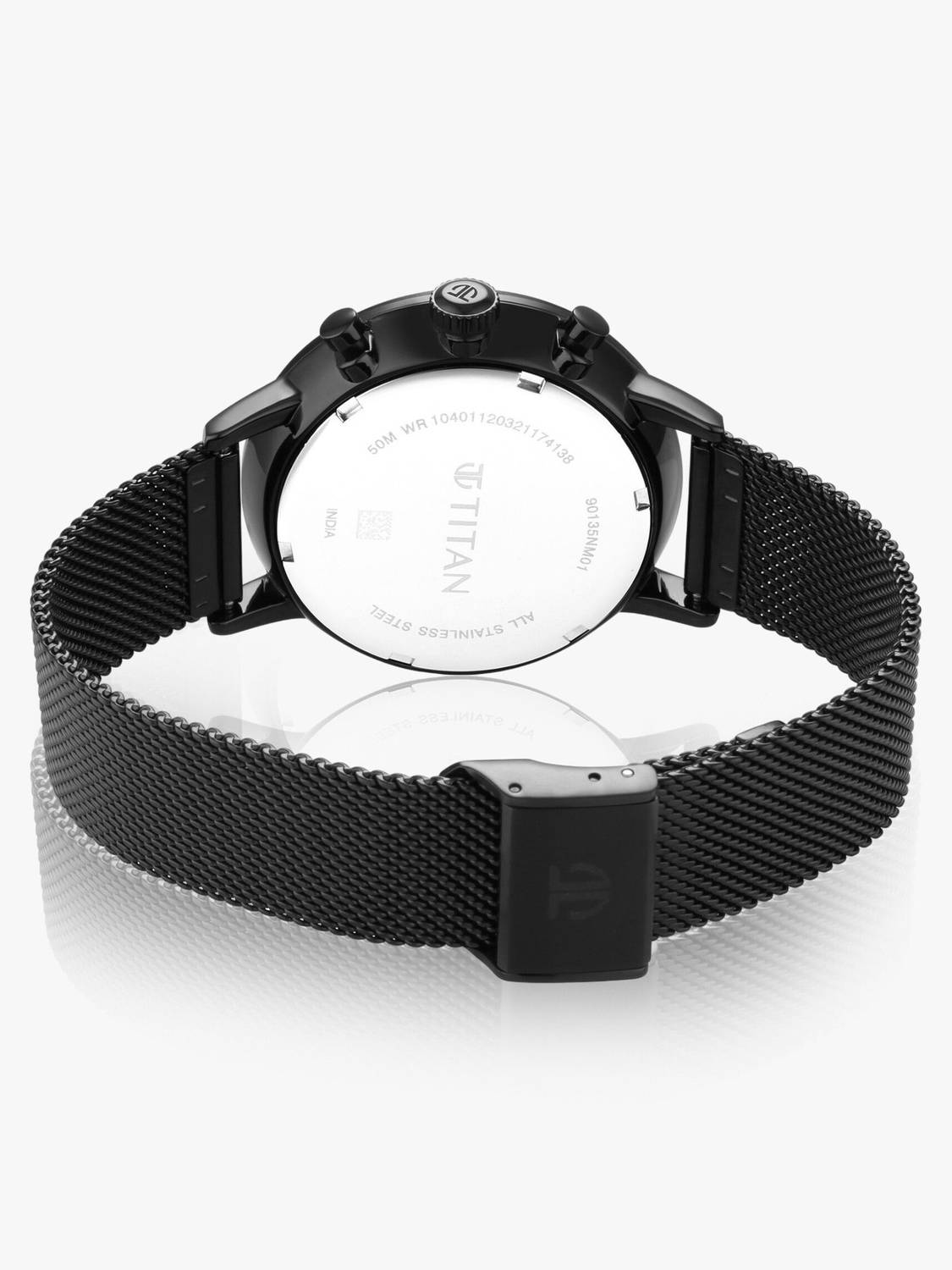 Titan NQ90135NM01 Black Dial Black Strap Analog Watch - Image 5