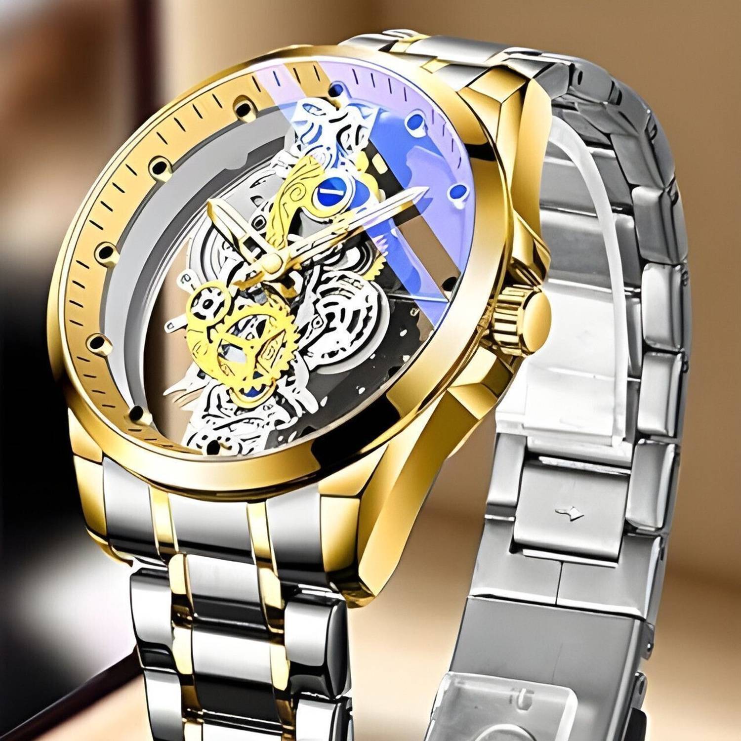 house of common Skeleton Watch ClaasyMen - Image 2