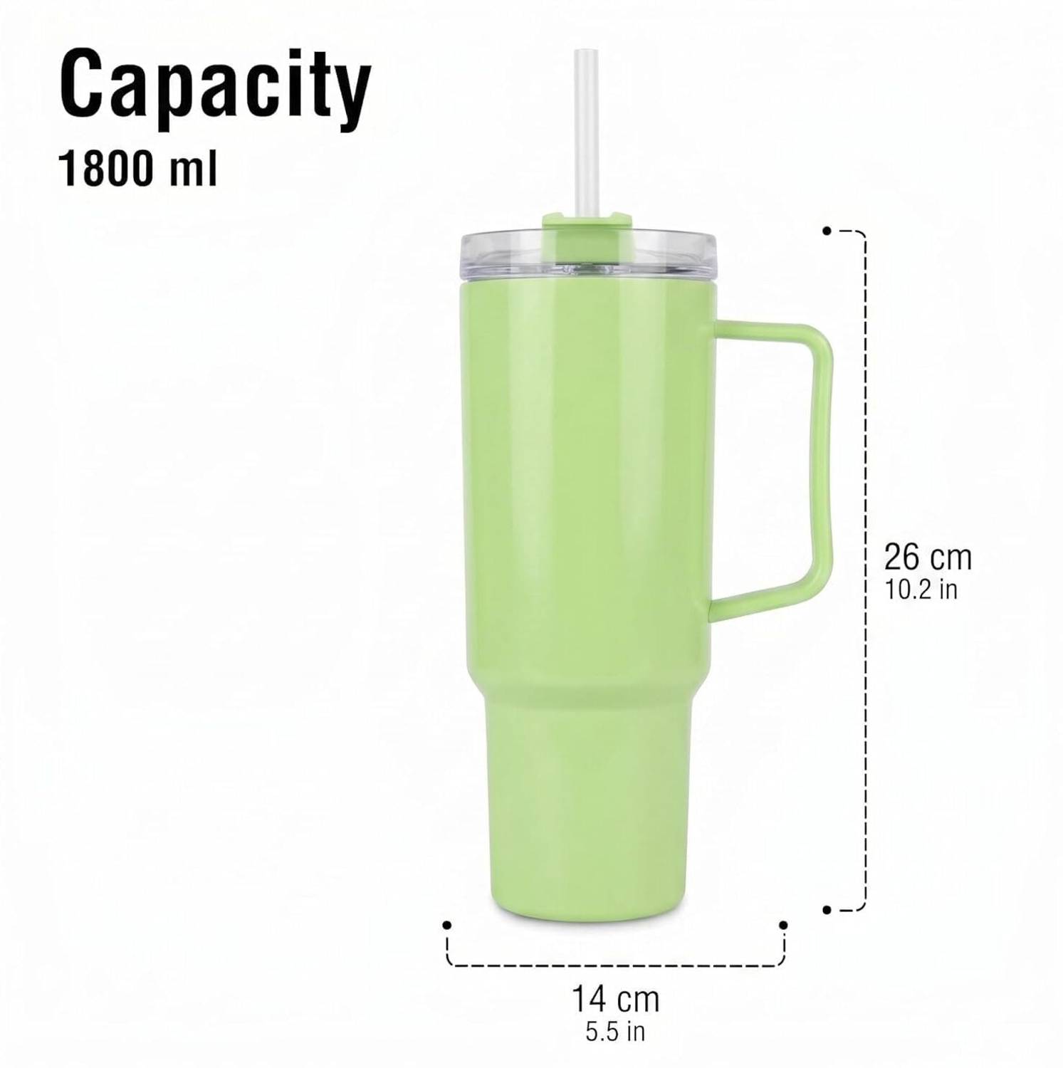 iYOGIzz 1800ML Plastic Tumbler - Image 2