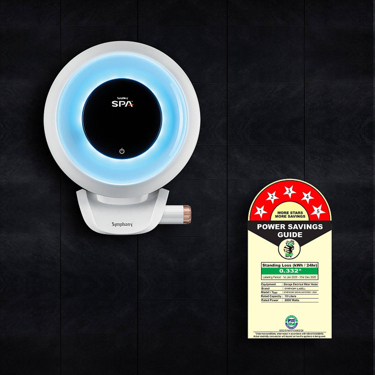 Symphony Spa 10L Storage Water Geyser - Image 5
