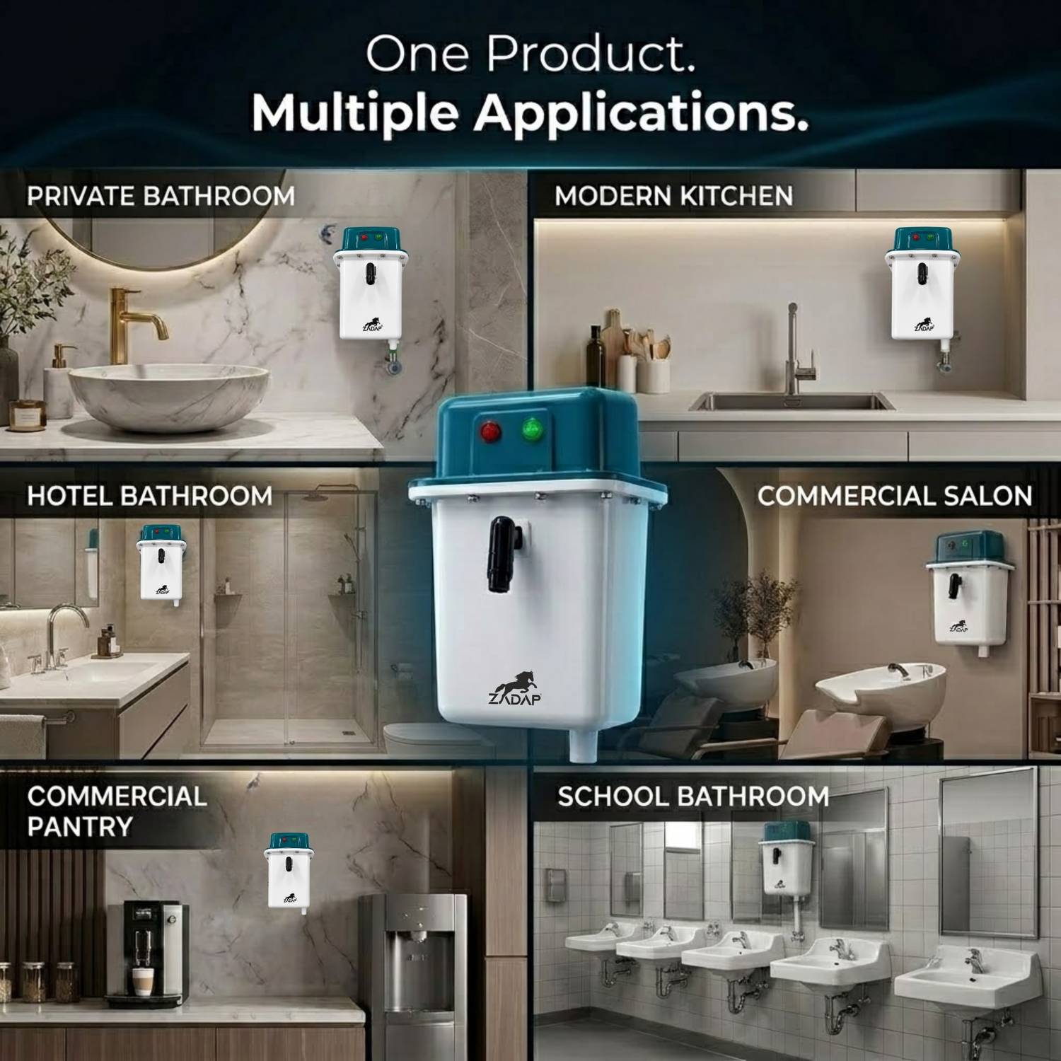 ZADAP claasy pro 1 L Instant Water Geyser - Image 3