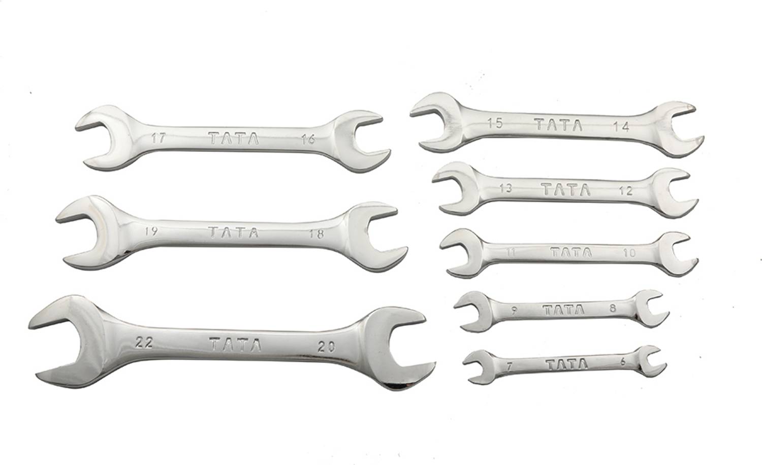 TATA AGRICO SP-08 Double Sided Spanner Set - Image 2