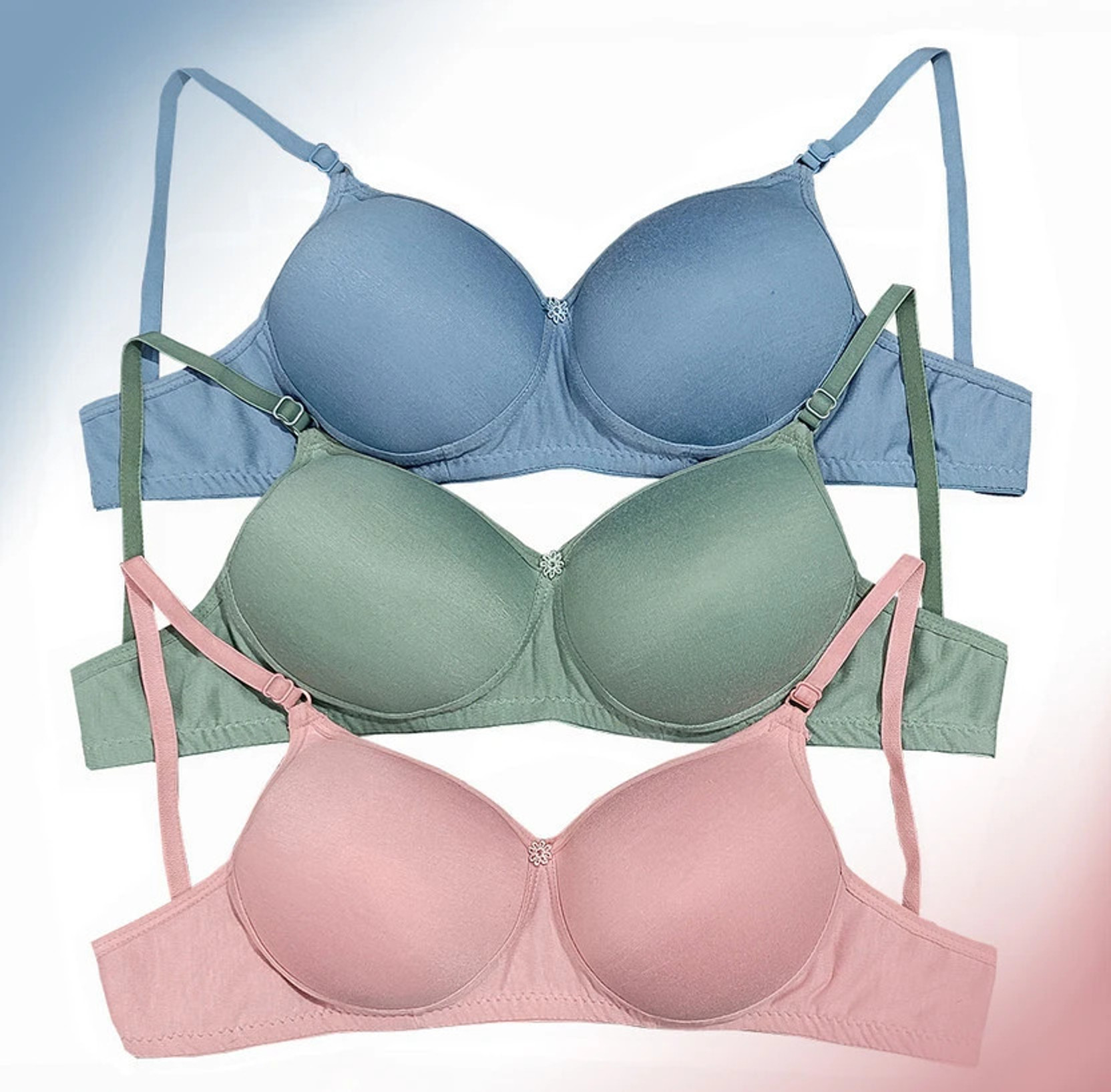 Oumar Bibi Oumar Bibi Soft Women Bralette Lightly Padded Bra
