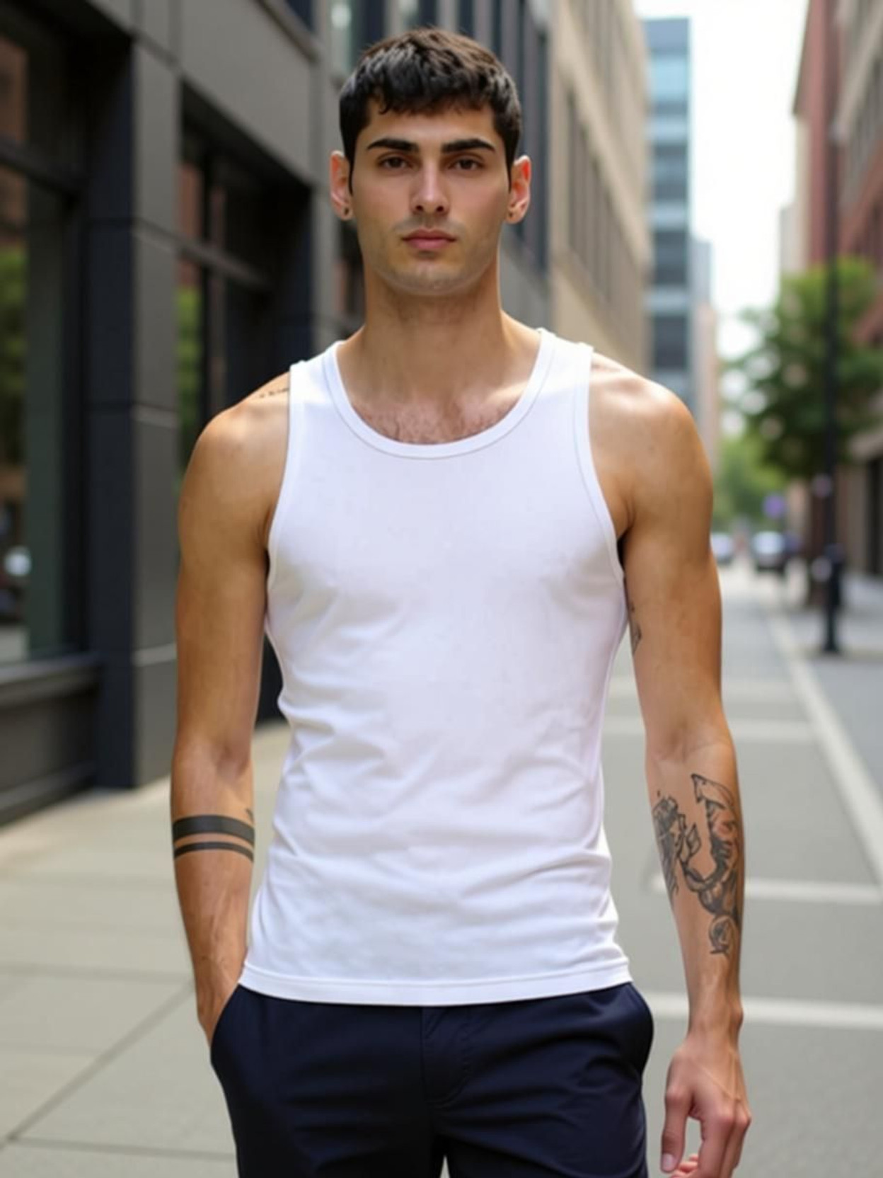 Rmh Cotton Fabric Undershirt