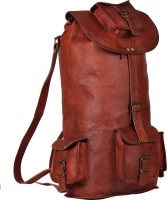 Rustictown Men's Leather Rucksack 21 inch Large Backpack Brown
