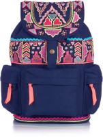 Shaun Design Canvas Neon Embroidered 8 L Medium Backpack