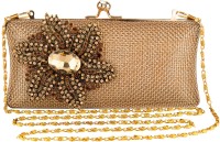 Molcha for You Women Party Gold Silk Clutch