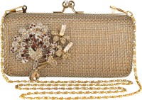 Molcha for You Women Party Gold Metal Clutch