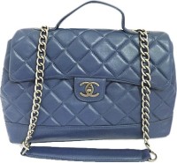 Style N Luxury Women Blue Genuine Leather Sling Bag