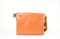 Almon Men, Women Casual Orange Genuine Leather Sling Bag