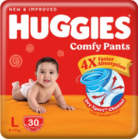 Huggies Wonder Pants Large Size India's Fastest Absorbing Baby Diaper - L