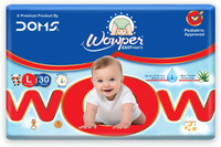 Wowper Fresh Baby Diaper Pants | Large Size Diapers | Upto 12 Hrs Absorption | 9-14 Kg - L