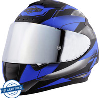 Steelbird SA-2 Aeronautics Metallic Mat Motorbike Helmet
