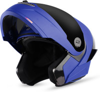 Steelbird SBA-8 7Wings ISI Certified Flip-Up Helmet for Men and Women Motorbike Helmet