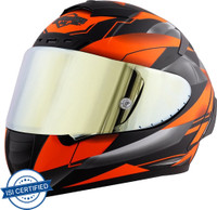 Steelbird SA-2 Aeronautics Metallic Mat Motorbike Helmet