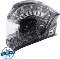 Steelbird SA-2 Terminator 2.0 Aerodynamic Full Face Helmet Motorbike Helmet