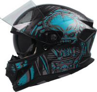 Steelbird SBH-25 Predator ISI Certified Full Face Graphic Helmet for Men and Women Motorbike Helmet
