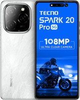 Tecno Spark 20 Pro 5G (Glossy White, 256 GB)