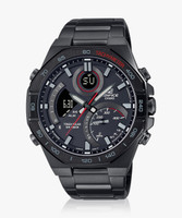 CASIO ECB-950DC-1ADF Edifice Black Dial Black Stainless Steel Band Analog-Digital Watch  - For Men