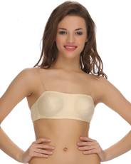 Beige Solid Bra Image