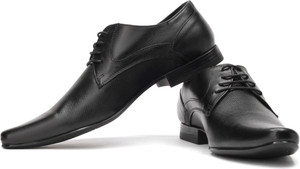 franco leone black formal shoes