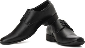 bata men's docie ii black formal shoes
