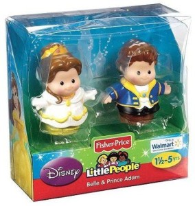 Fisher-Price Little People Disney 2 Pack Belle and Prince Adam Exclusive 