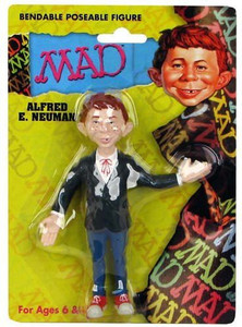 Wonderland Toys Alfred E Newman Bendable Mad Tv/Magazine Mascot