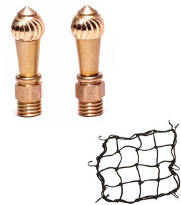 Mirror nut cap for bike clearance