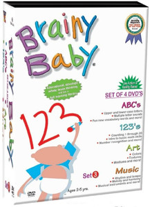 Brainy Baby ( Set Of 4 DVD's ) Vol -3 Price in India - Buy Brainy
