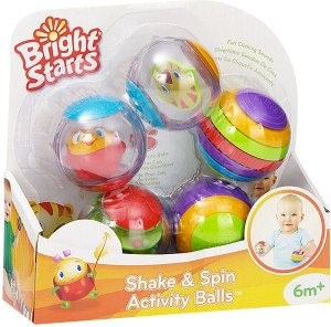 Bright Starts Shake & Spin Activity Balls 