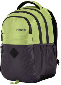 american tourister amt 2016 encarta laptop backpack grey green AMERICAN TOURISTER AMT 2016 - Encarta Laptop Backpack LIME - Price in India