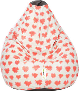 Can bean bags XXL Tear Drop Bean Bag Cover (Without Beans) Price in