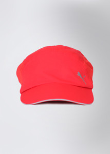 Buy puma red PUMA Solid Running Cap 