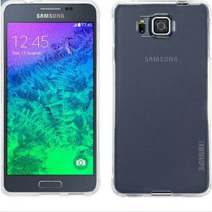 Original Samsung cover s View ef-cg850bw para Galaxy Alpha SM g850 f bolso Black